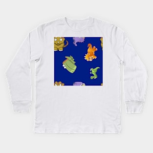 dinosaurs Kids Long Sleeve T-Shirt